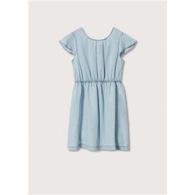 Vestido corto lyocell -  Niña | MANGO OUTLET España