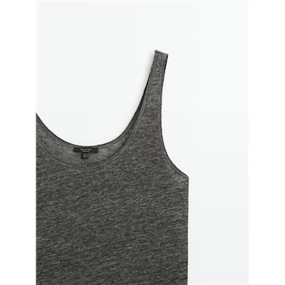 100% linen tank top