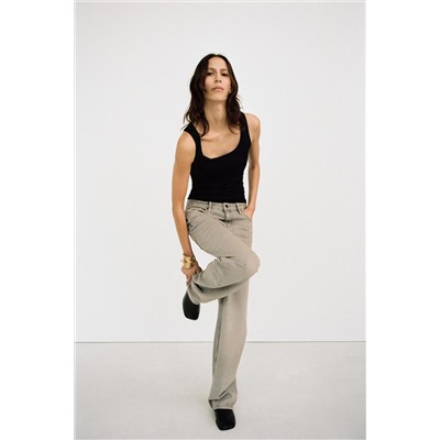 JEANS ZW COLLECTION WIDE LEG TIRO ALTO