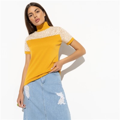 Водолазка комбинированная, С тобой вдвоём (fashion)