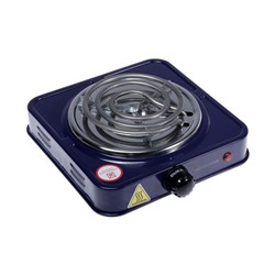 Плитка электрическая HOMESTAR HS-1103, 1000 Вт, 1 конфорка, цвет "сапфир"