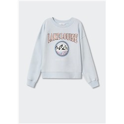 Sudadera estampado relieve -  Niña | MANGO OUTLET España