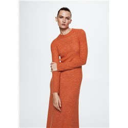 Vestido punto calado -  Mujer | MANGO OUTLET España