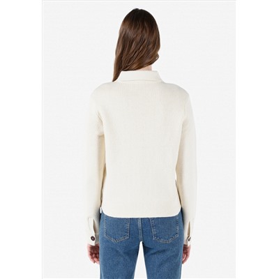 Обычная женщина Ecru Cardigan