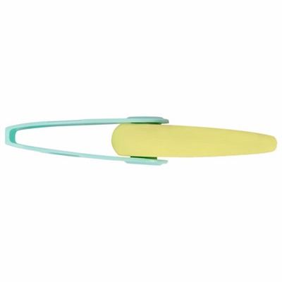 Ластик BRAUBERG "ULTRA PASTEL", 57х24х15 мм, пастельные цвета ассорти, бирюзовый пластиковый держатель, 272688