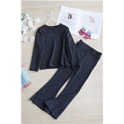 Красивый комплект для девочки кофточка и брючки-клеш, экспорт  Dunne*s Store*s