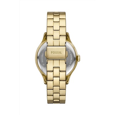Reloj de cuarzo de acero - Dorado y blanco