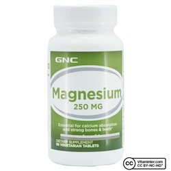 GNC Магний 250 мг 90 таблеток