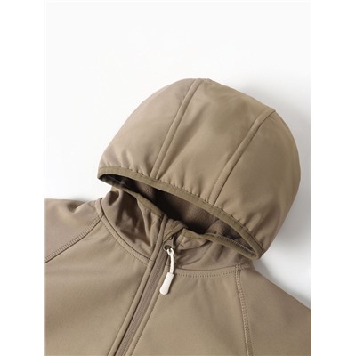 Ветровка демисезонная для девочек MINAKU из Softshell на флисе, непромокаемая, хинди, рост 110 см