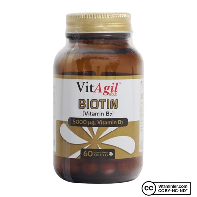 Allergo VitAgil Gold Биотин 5000 мкг 60 капсул