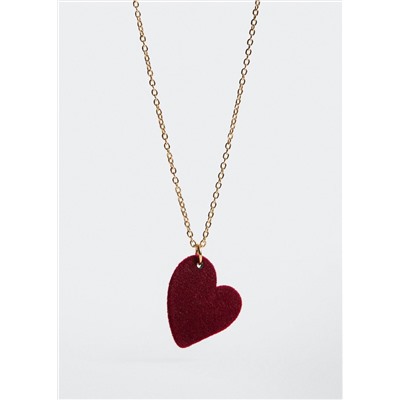 Collar colgante corazón -  Niña | MANGO OUTLET España
