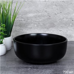 Тарелка глубокая суповая 700 мл black / 3403B 3500-6 /уп 6/36/