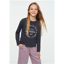 Camiseta manga larga estampada -  Niña | MANGO OUTLET España