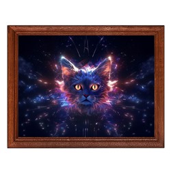POSG-0324 Постер в рамке 23x17см Астральный кот