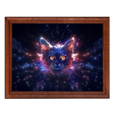 POSG-0324 Постер в рамке 23x17см Астральный кот