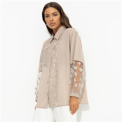 Рубашка нарядная, Смелое решение (beige)
