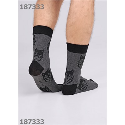 CLEVER Носки муж.К3420 23Ф хл+эл