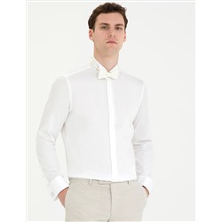 Рубашка для смокинга с белым Slim Fit