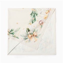 Скатерть новогодняя "Этель" Spruce mood 150х110см +/-3см с ВГМО, 100%хл, саржа 190гр/м2