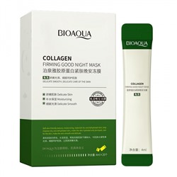 Маска ночная с коллагеном Bioaqua, 4мл*20шт