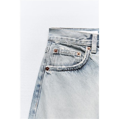 JEANS TRF RECTOS TIRO ALTO