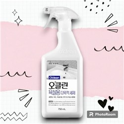Натуральное эколог безоп многоцел чистящ средство для ванны "O`clean Multi-Purpose Cleaner" 750 мл
