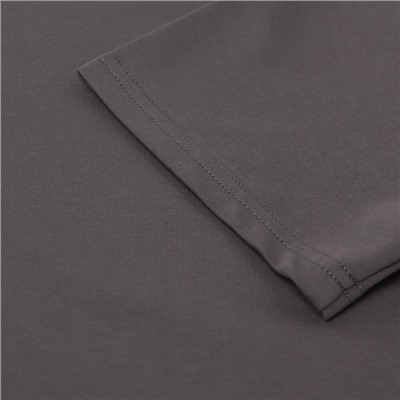 Футболка укороченная женская MINAKU OVERSIZE FIT: цвет графит, р-р 50