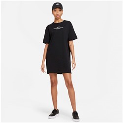 Vestido deportivo Swoosh - 100% algodón - negro