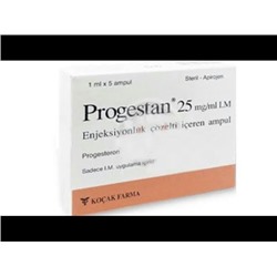 PROGESTAN 25 mg/ml IM enj. çöz. içeren 5 ampül