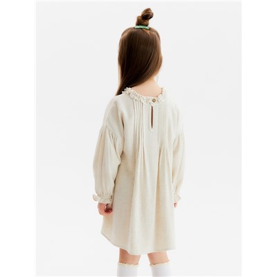 Платье Крошка Я Linen, рост 92-98 см, бежевое