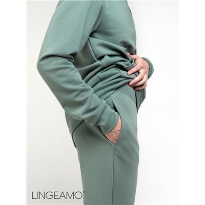 Мужские брюки из футера LINGEAMO хаки Кб-33 (125)
