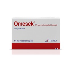OMESEK 20 mg 28 mikropellet kapsül (название лекарства на русском / аналоги Омепразол)