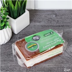 Губка 2 штуки для посуды / SG2 /уп 300/