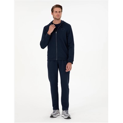 Navy Blue Slim Fit 3 пряжа Flat Paro Service шесть
