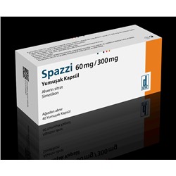 SPAZZI 60 mg/300 mg yumuşak kapsül (аналог Метеоспазмил)