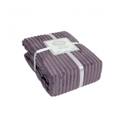 Плед KARVEN Super Soft DIAS 160*220 п/э 1.5 спальный Р 941лиловый (Акция)