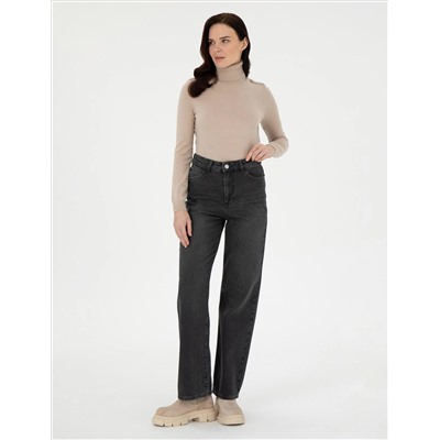 Beige Slim Fit Fitherman воротник основной свитер