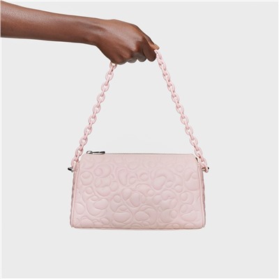 Bolso bandolera Greta - cuero - rosa pálido