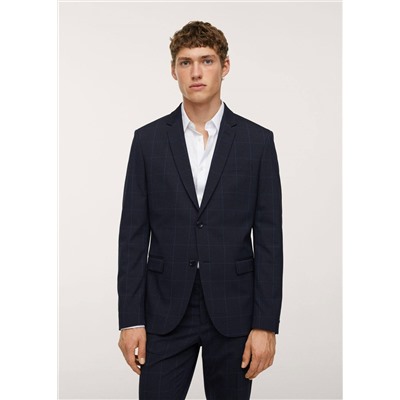 Americana traje super slim fit cuadros -  Hombre | MANGO OUTLET España
