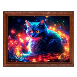 POSG-0314 Постер в рамке 23x17см Котёнок