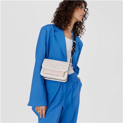 Bolso bandolera Kaos Mini Evolution - cuero - gris