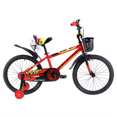 Велосипед 20" Krypton Super KS01RY20 красный жёлтый