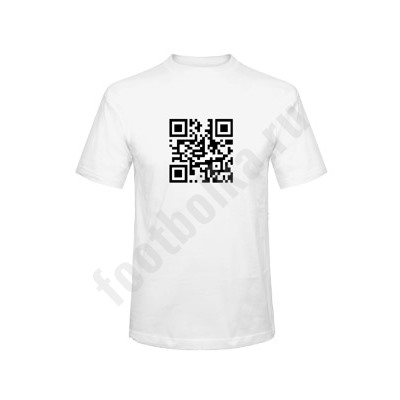 Футболка с QR кодом на заказ