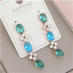 XUPING Серьги длинные на гвоздиках арт. 13 1955 (id 268456)