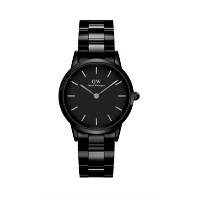 Reloj de cuarzo de acero Iconic Link - 32 mm - Negro