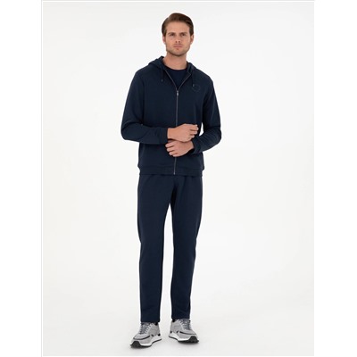 Navy Blue Slim Fit 3 пряжа Flat Paro Service шесть