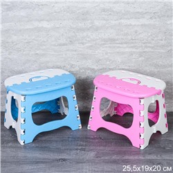 Табуретка складная 25x19x20 см / K0039-1 /уп 50/микс/ОРР