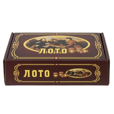 Игра настольная "Лото", L19 W11 H6 см