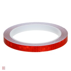 Клейкая лента сигнальная красная, 8м., 1 шт.