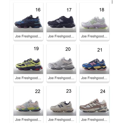 Удобные и универсальные кроссовки унисекс   Jo*e Freshgood*s x Ne*w Balanc*e 9060